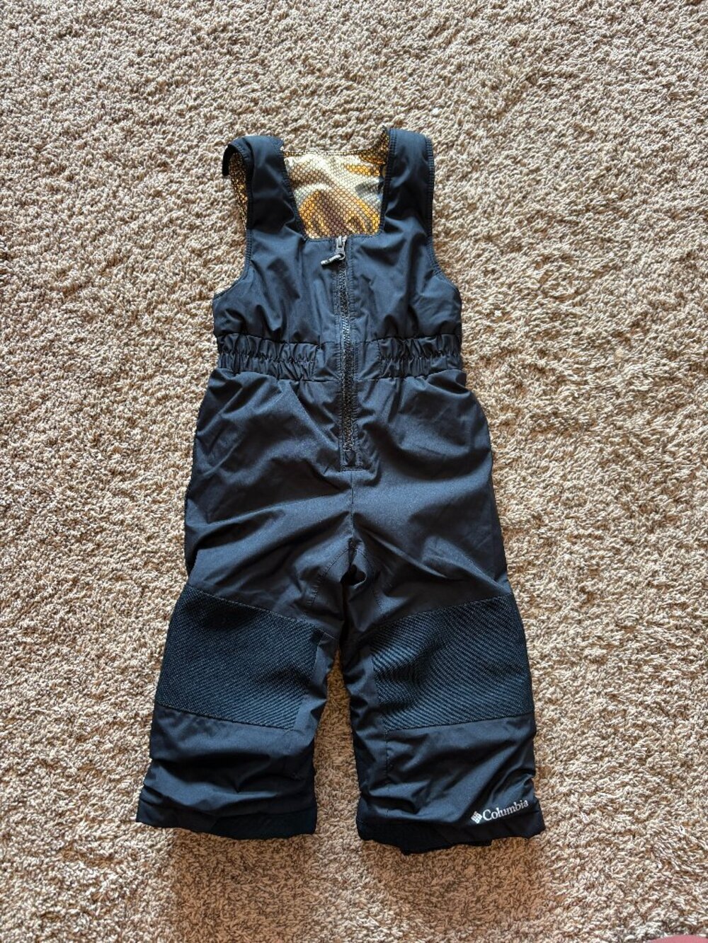 Columbia black Omni-Heat Infinity snow pants bibs